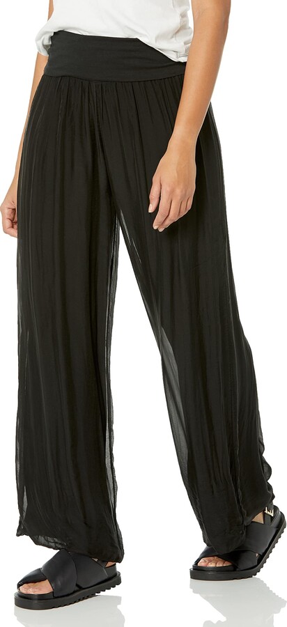 Fold Over Wide Leg Pants | Shop the world's largest collection of 