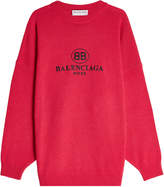Balenciaga Oversized Pullover with Virgin Wool and Cashmere