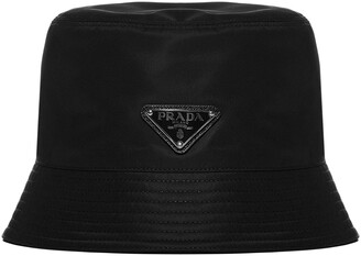 prada bucket hat black