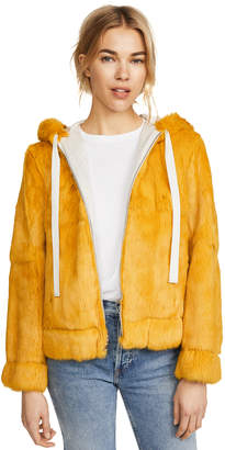Robert Rodriguez Rabbit Fur Jacket