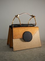 Thumbnail for your product : Danse Lente Phoebe Bis Croc Embossed Leather Bag