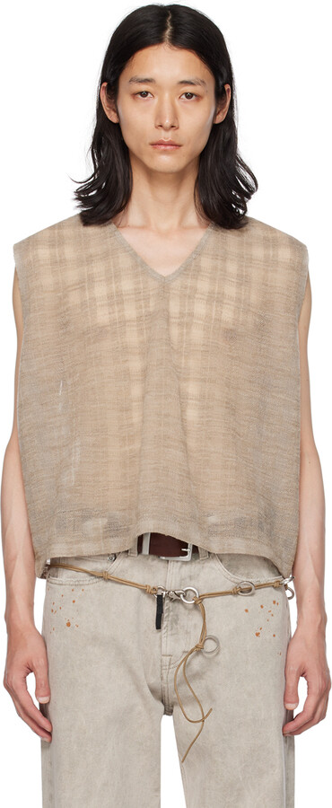 Our Legacy Gray Double Lock Vest - ShopStyle Shirts