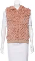 Thumbnail for your product : Alice + Olivia Knit Fur Vest