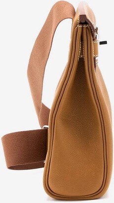 HERMES Natural Barenia Faubourg Hac A Dos PM Backpack Fauve