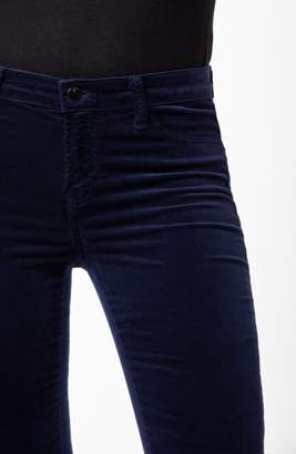 J Brand Maria High Waist Velvet Skinny Jeans