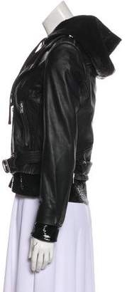 IRO Sequined Leather Jacket