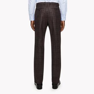 Theory Wool Flannel Plaid Pant