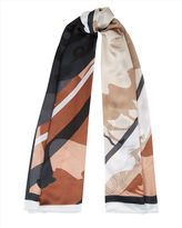 Thumbnail for your product : Jaeger Silk Multi Animal Scarf