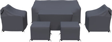 All-Weather Wicker Patio Conversation Sets Group Sectional Seating Outdoor Furniture Covers