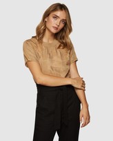 Thumbnail for your product : Oxford Sandra Lace Trim T-shirt