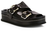 Thumbnail for your product : 3.1 Phillip Lim Freida Buckle Leather Flatform Sandals