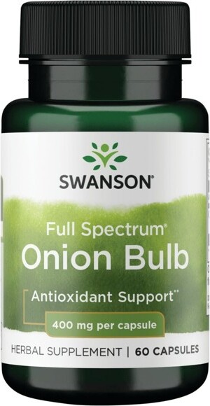 Swanson Health Products SwansonFullSpectrumOnionBulb400mg60Caps