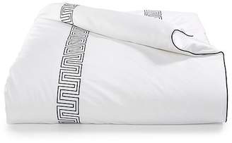 Hotel Collection Greek Key Cotton Twin Duvet Cover, Created for Macy's