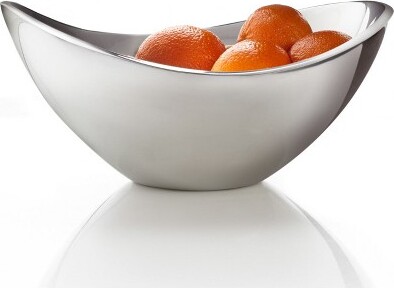 Nambe NambéButterflyBowl-7InchSmallDecorativeServingBowlPerfectforIndividualUse-ElongatedWing-InspiredCurves-Freezer&OvenSafe