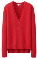 Thumbnail for your product : Uniqlo WOMEN Cotton Cashmere V Neck Cardigan