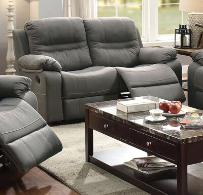 Latitude Run Motion Loveseat 1Pc Couch Metal Reclining