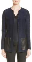 Thumbnail for your product : St. John Glazed Ribbon Tweed Knit Jacket