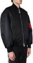 Thumbnail for your product : GCDS Black Technical Fabric Bomber Jacket