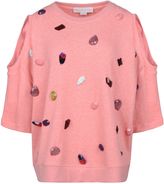 Thumbnail for your product : Stella McCartney Pink Stone Embroidery Sweatshirt