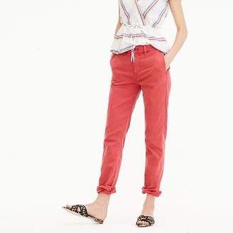 j crew high rise slim boy chino