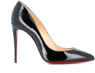 louboutin black high heels