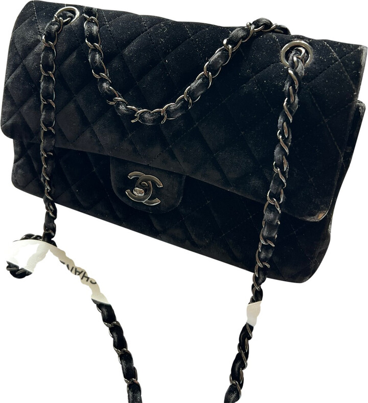 Chanel Timeless/Classique velvet crossbody bag - ShopStyle