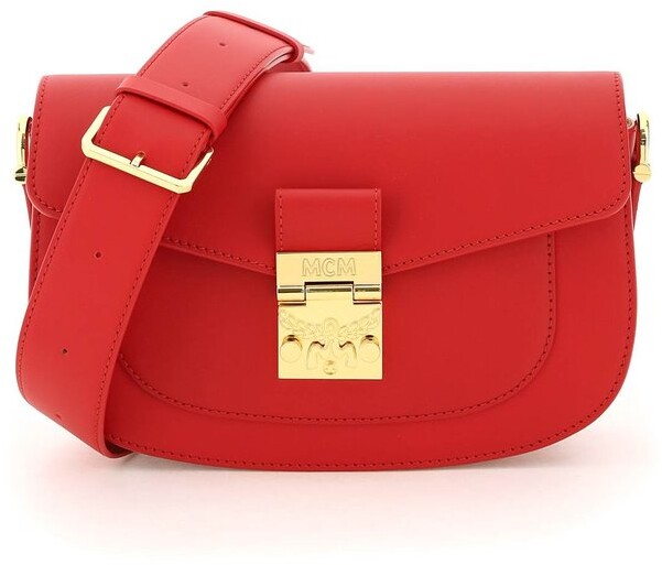 red mcm bolsa medium