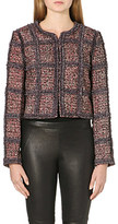 Thumbnail for your product : Diane von Furstenberg Panelled tweed jacket