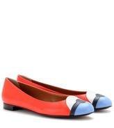 Thumbnail for your product : Fendi Buggies textured-leather pumps