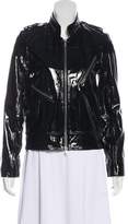 Thumbnail for your product : Alice + Olivia Zip-Up Patent Leather Jacket