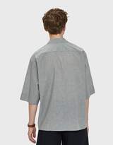 Thumbnail for your product : Lemaire Convertible Collar Shirt in Grey Marl