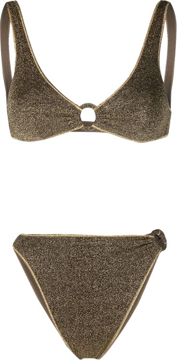 Oseree Lumiere Ring Sporty 90s Bikini Bottom Sand