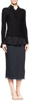 Thumbnail for your product : The Row Corinne Boxy Pleat-Back Blouse