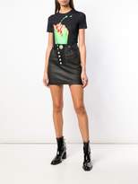 Thumbnail for your product : Alexander Wang leather front mini skirt