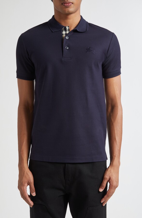 Burberry Eddie EKD Embroidered Cotton Piqué Polo