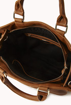Thumbnail for your product : Forever 21 Structured Faux Leather Tote