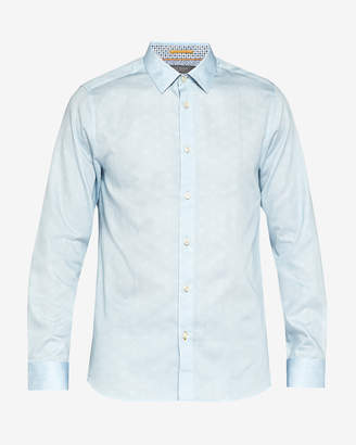 Ted Baker ANANDA Phormal tonal print cotton shirt
