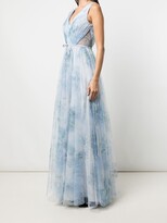 Thumbnail for your product : Marchesa Notte Bridal Sora floral-print tulle dress