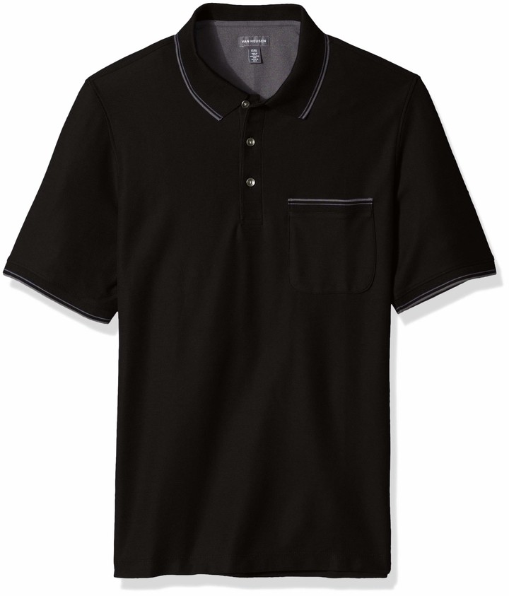 van heusen never tuck polo