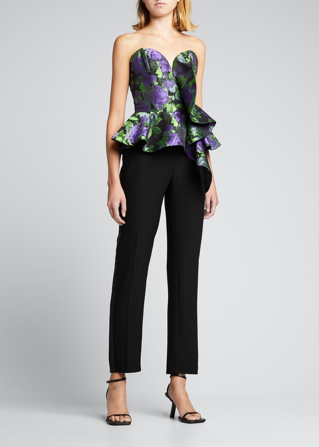 Jacquard Peplum Top | Shop the world's largest collection of 