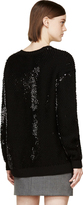 Thumbnail for your product : McQ Black Sequin Knit Crewneck Sweater