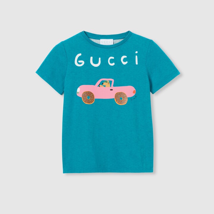 Gucci Children's cotton T-shirt with print