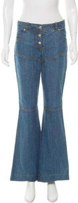 John Galliano Mid-Rise Bootcut Jeans