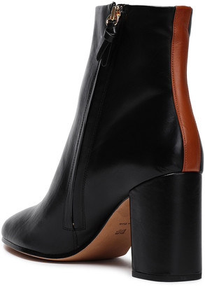 Diane von Furstenberg Robyn Two-tone Leather Ankle Boots