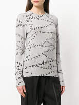 Thumbnail for your product : Equipment bird print cashmere jumper