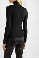 Thumbnail for your product : Joseph Silk-blend Turtleneck Sweater - Black