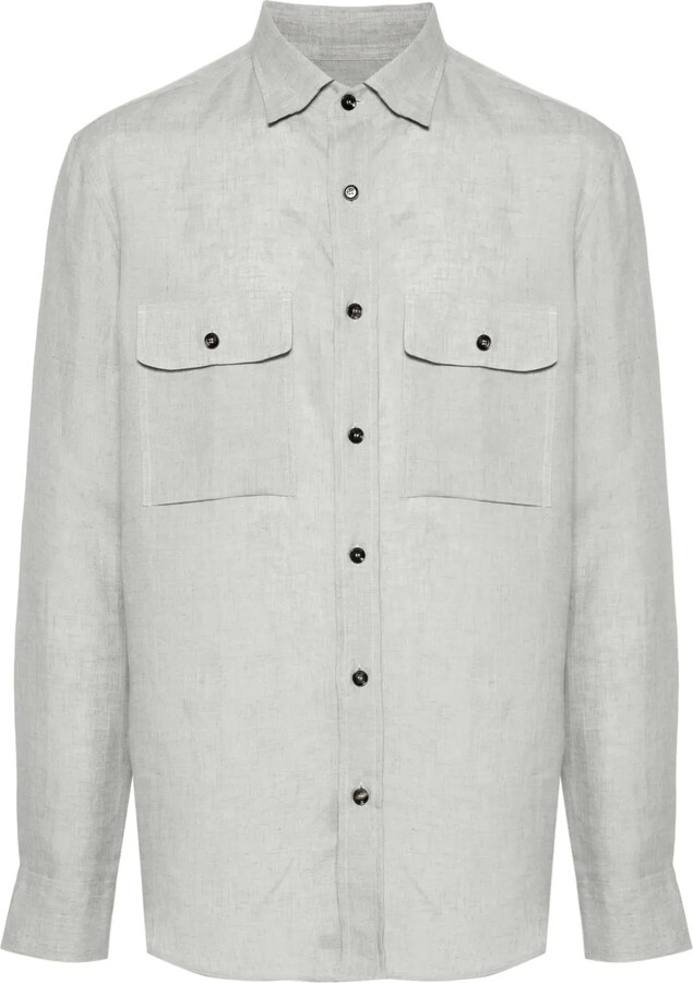 Brioni Military shirt