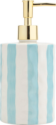 TJMAXX 14.2Oz Neroli Scented Gel Hand Soap In Ceramic Striped Dispenser