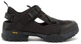 Thumbnail for your product : YUME YUME Hiking Buckled Faux-suede Sandals - Black