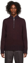 Thumbnail for your product : Maison Margiela Burgundy Knit Military Sweater